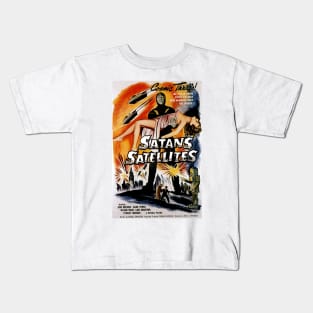 Classic Serial Movie Poster - Satan's Satellites Kids T-Shirt